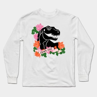 Clever Girl Dinosaur Print Long Sleeve T-Shirt